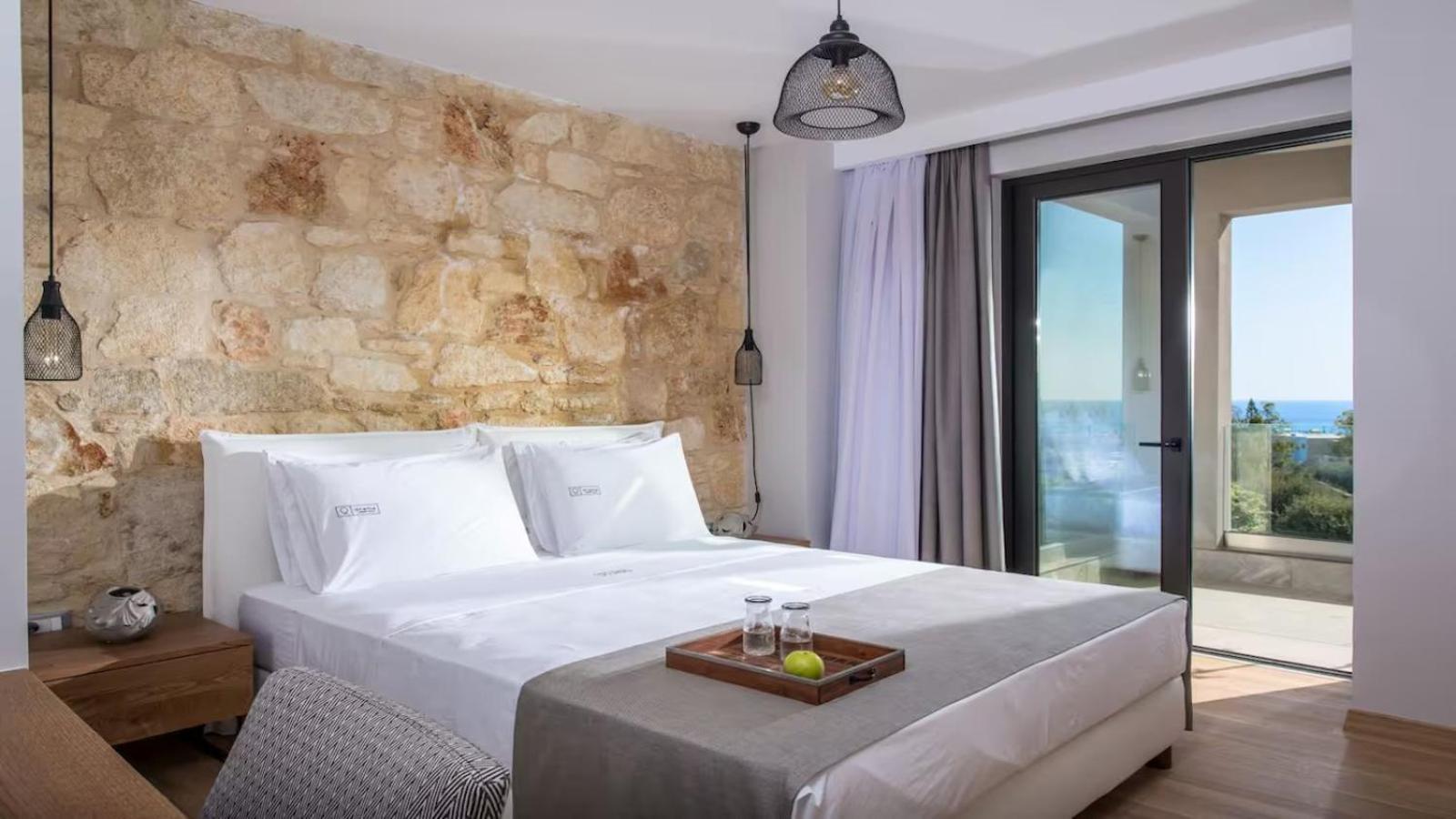 Orama Luxury Villa 4 Bedrooms With Private Pool ヘルソニソス エクステリア 写真